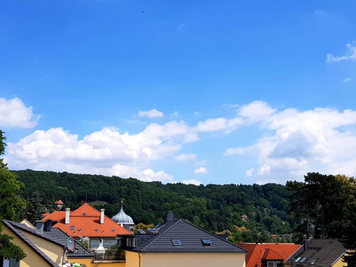 Ferienwohnung Elbhangblick - Fur 2 Personen Дрезден Экстерьер фото